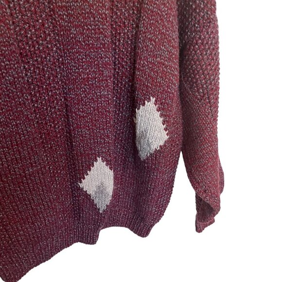 Handmade Chunky Knit Nordic Icelandic Pullover Sweater Extra Large - Picture 2 of 4